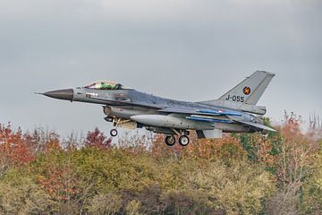 Koninklijke Luchtmacht F-16 Fighting Falcon (J-055). van Jaap van den Berg