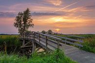 Zonsondergang Sandebuur Drenthe van R Smallenbroek thumbnail