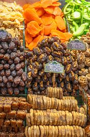 Getrocknete Früchte auf dem Istanbuler Basar