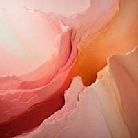 Geologische Dans - Peach Fuzz Abstract Flow #12
