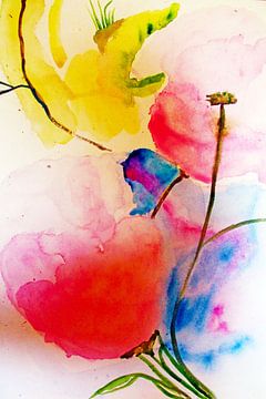 abstracte bloemen van M.A. Ziehr