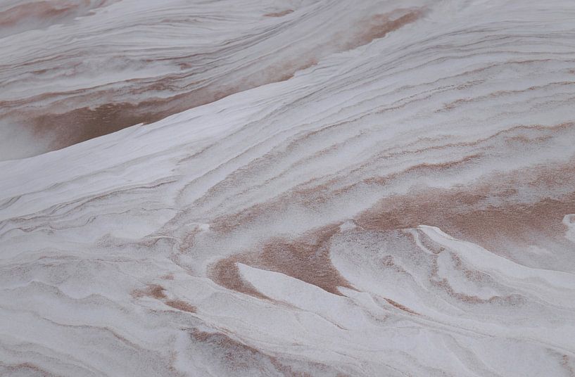 Structures of nature on the beach by Marga Vroom