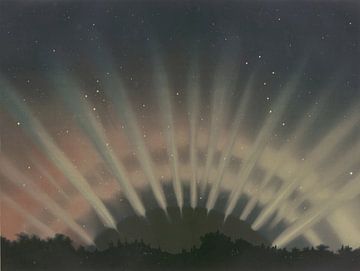 Étienne Léopold Trouvelot, ‘Aurora Borealis’ in The Trouvelot Astronomical Drawings Manual, 1882. van Teylers Museum