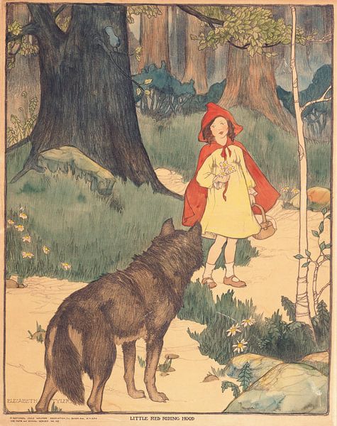 Rotkäppchen, Elizabeth Tyler von Vintage Afbeeldingen