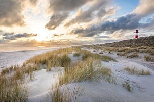 Spectacular sunrise at the lighthouse List-Ost on Sylt by Christian Müringer