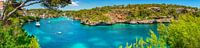 Wunderschöne Bucht von Cala Figuera, Küstenpanorama auf Mallorca, Balearische Inseln