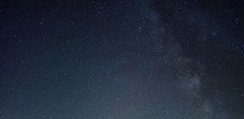 Vallende sterren in de donkere nacht