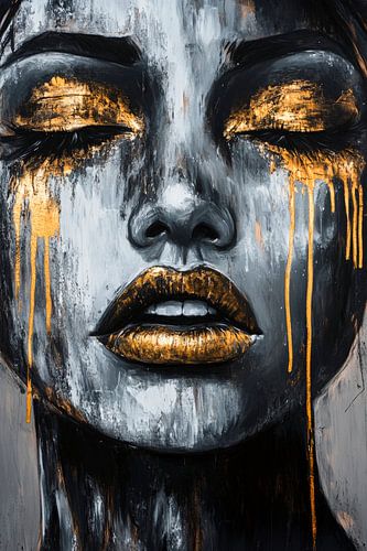 Les larmes d'or - l'expression de la force