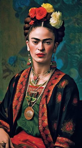Frida - Painting Frida by Wonderful Art