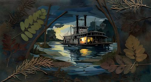 Ghost ship in the night