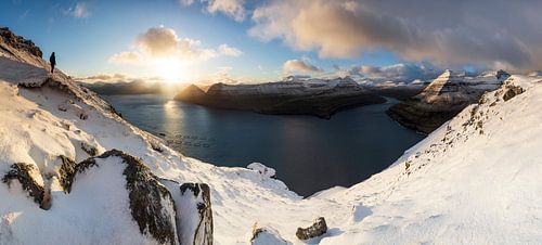 Faroe Islands in the snow by Stefan Schäfer