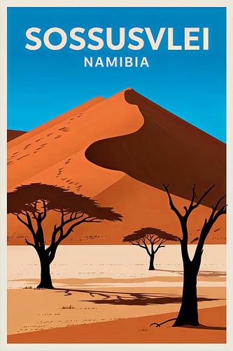 Sossusvlei, Namibië.