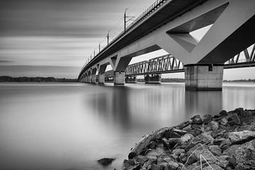 Moerdijk Railway bridges over Hollands Deep by Jan van der Vlies