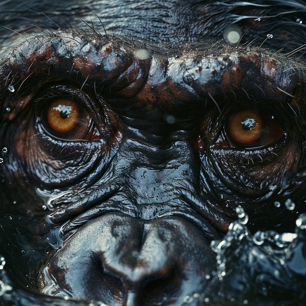 Singe chimpanzé par DNH Expressions