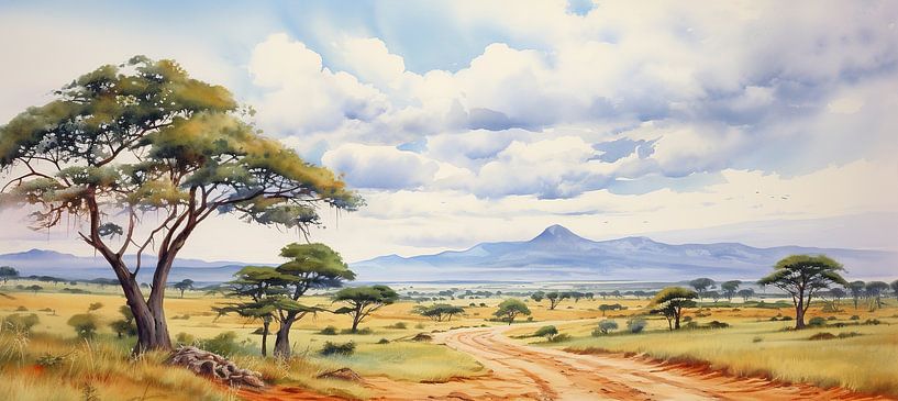 Painting Kenya by Abstract Painting