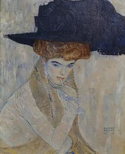 Gustav Klimt - Der Hut mit den schwarzen Federn (1910)