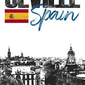 Sevilla Spanien von Printed Artings