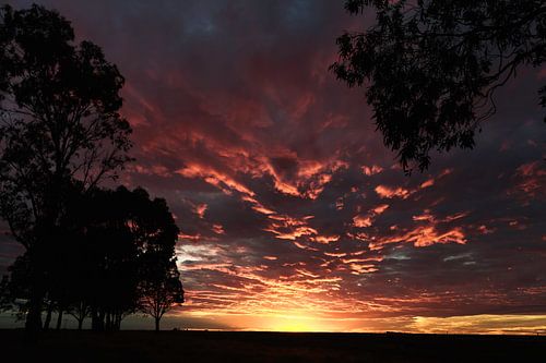 Sunset in Patagonia Argentina by Ellen van Drunen