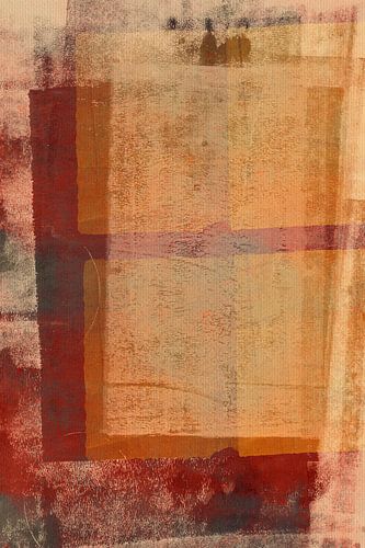 Abstract expressionisme met zachte raamvormen