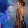 Klara - dreams of blue and purple by Annette Schmucker