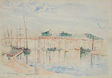 De haven van Saint-Tropez (1906-1907) van Peter Balan