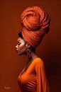 Extraordinary Coiffures - Orange Twirl by Michou thumbnail