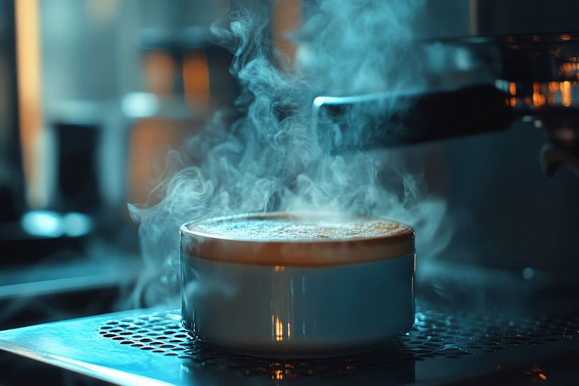 eine heiße Tasse Kaffee oder Cappuccino von Egon Zitter