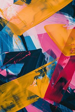 Abstract  met Levendige Kleuren van Imperial Art House