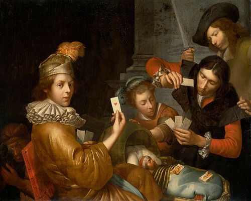 Het kaartspel op de wieg, Johannes van Wijckersloot