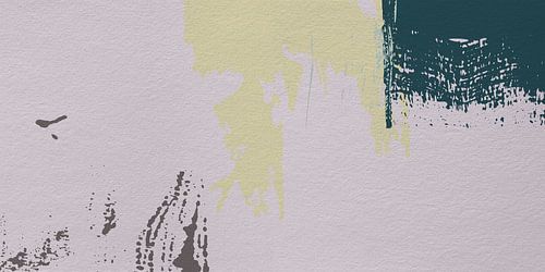 Abstracte minimalistische kunst in Wild Wonder Flexa kleuren in roze, beige en blauw