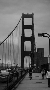 De Golden Gate Bridge in zwart-wit | Verenigde Staten | Amerika Reisfotografie van Dohi Media