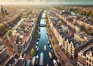 Amsterdam vue du ciel !