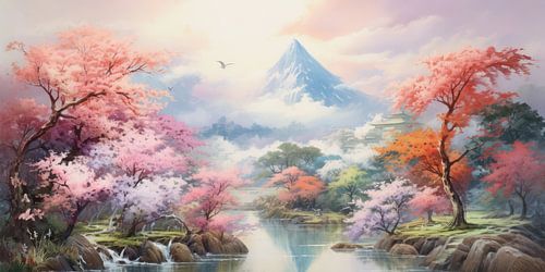 Very beautiful scenery with water and mountains