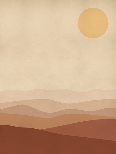 Paysage Orange Brûlé