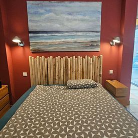 Kundenfoto: Strand, Silvia Vassileva von Wild Apple, auf Leinwand