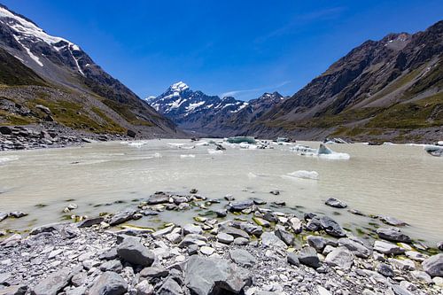 Hooker Valley Track, Mt Cook, Nieuw Zeeland