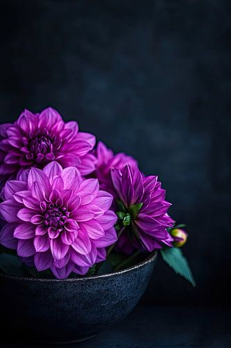 Purple Dahlias's by Vlindertuin-Art