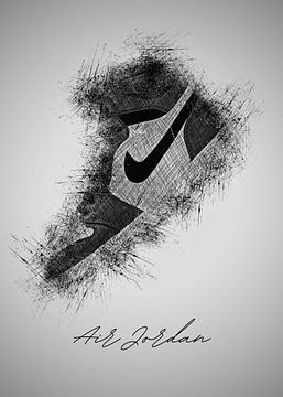 Nike Jordanië van Sketch Art