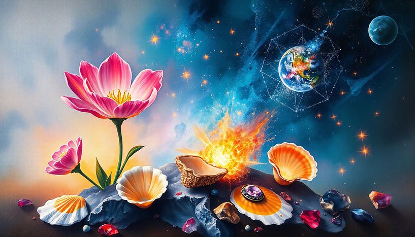 Kosmischer Lotus von Artsy Inventor