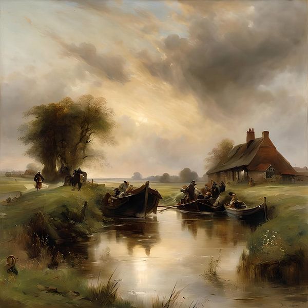 Somewhere in Friesland in 1909 by Gert-Jan Siesling
