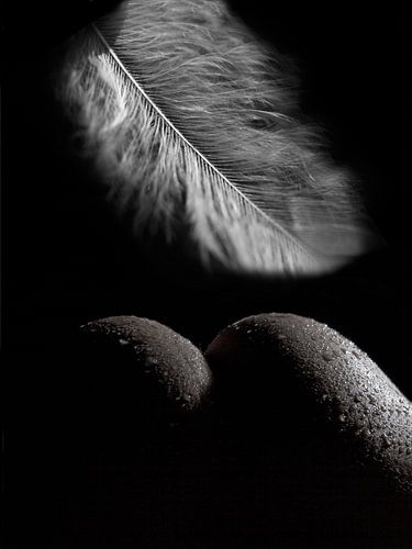 Spring above buttocks