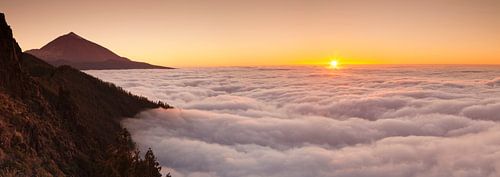 Pico del Teide at sunset, Tenerife, Canary Islands, Spain