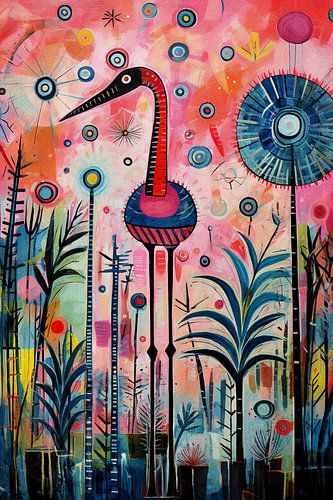 Vermeintlicher Flamingo