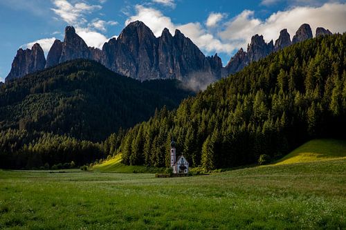 Kirche Sankt Magdalena, Südtirol, Dolomiten