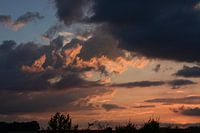  Coucher de soleil sur l'autoroute