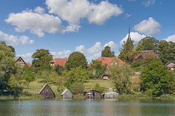 Idyll in het Mecklenburgse merengebied van Peter Eckert