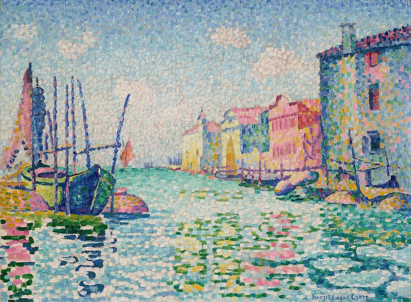 Henri-Edmond Kruis - Canale Ponte Lungo (1903-1905) van Peter Balan