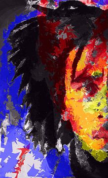 Abstrakt Bob Marley von Brian Raggatt