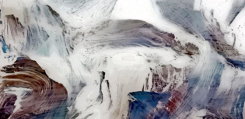 Japanese Zen Mountain Panorama II by Mad Dog Art