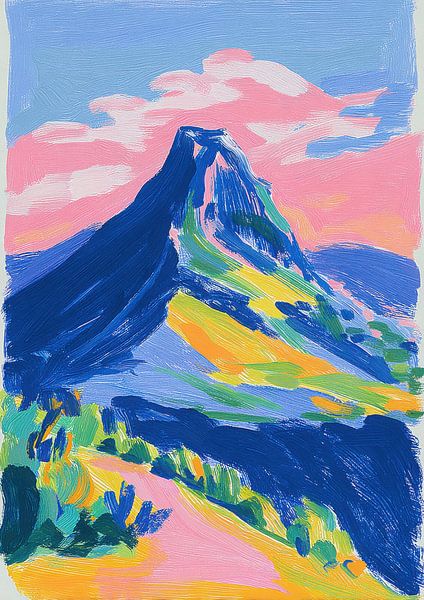 Fuji Gouache im viktorianischen Stil von Niklas Maximilian